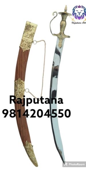 Jodhpuri Gold Wood Talwar