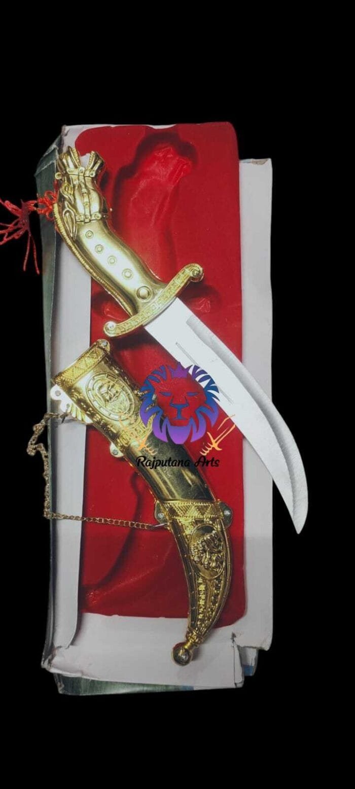 Shine Gold Horse Tibetian Sword Dagger