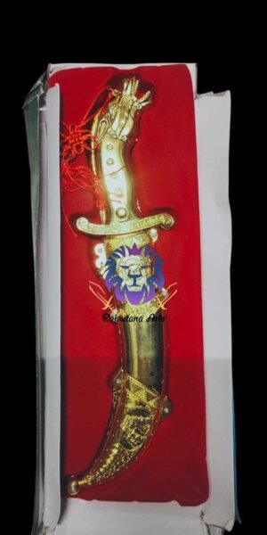 Shine Gold Horse Tibetian Sword Dagger