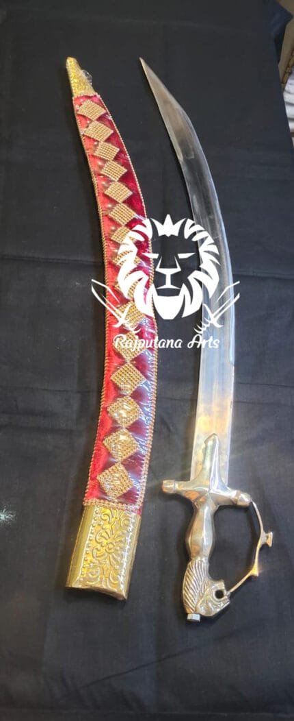 Red Cover Lion Head Wedding Sword