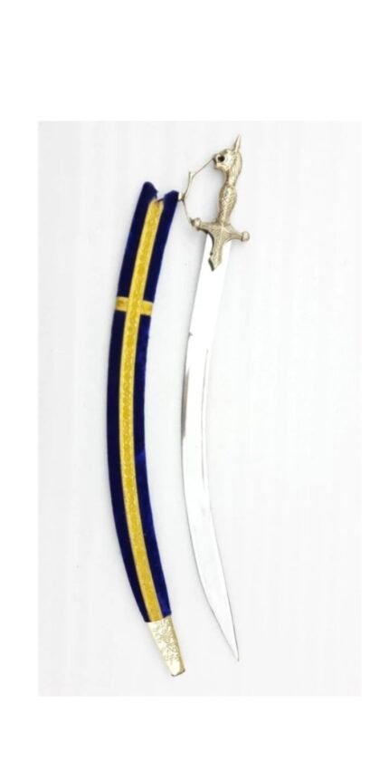 Blue Velwat Dhula Talwar
(Groom Sword)